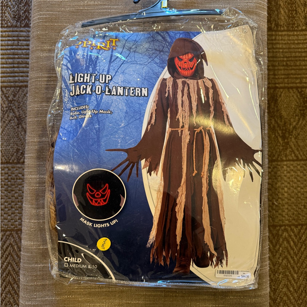 Light Up Jack-O-Latern Costume